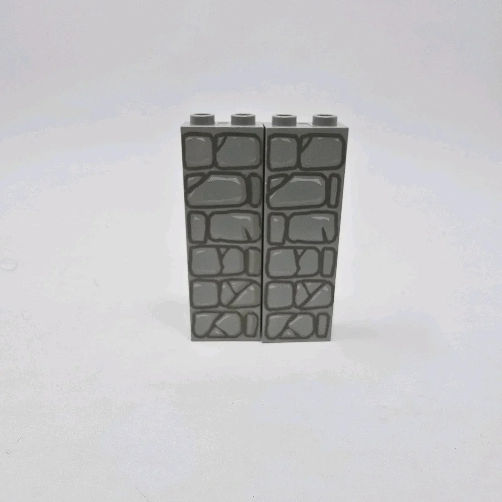 Lego‎ Harry Potter Wall Pattern x2 Brick Pieces Part 1x2x5 #2454 /Set 4728 4709
